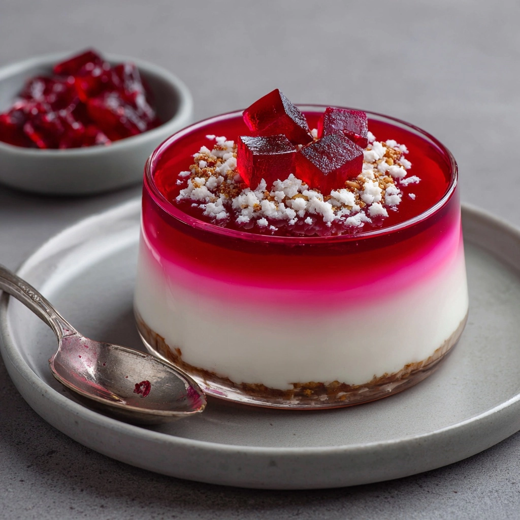 Rhubarb Panna Cotta: A Perfect Harmony of Tangy and Creamy Recipe - Recipe Image