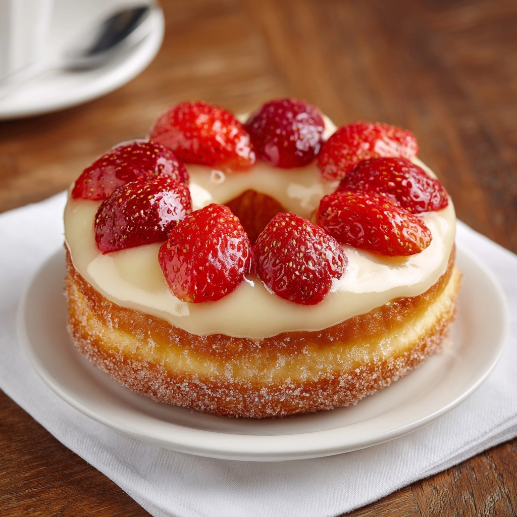 Strawberry Vanilla Bean Cronut Recipe