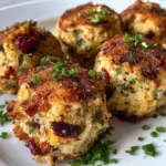 Cranberry Turkey Stuffing Balls Recipe