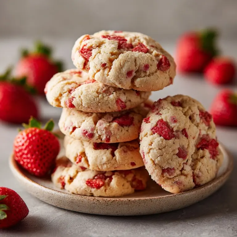 Very Strawberry Protein Cookies Recipe