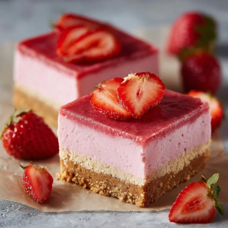 Strawberry Brownies Recipe