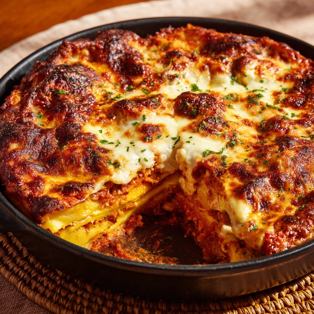 Easy Crockpot Ravioli Lasagna Recipe - Recipe Image