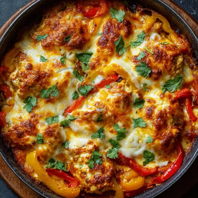Cheesy Baked Fajita Chicken Recipe