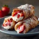 Strawberry Cheesecake Eggroll Bites Recipe