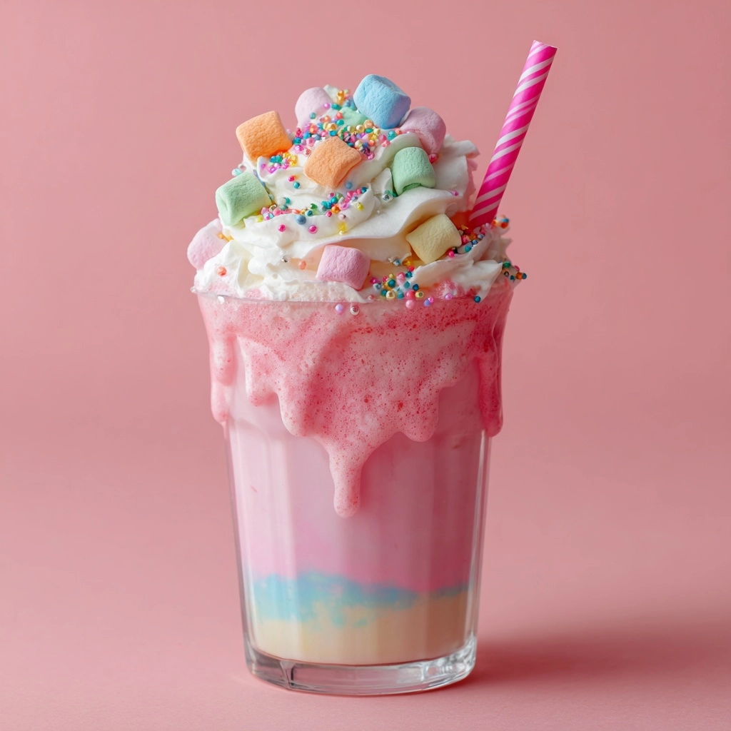 Unicorn Hot Chocolate Recipe - Recipe Image