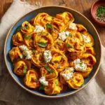Tortellini with Roasted Red Pepper Sauce Recipe