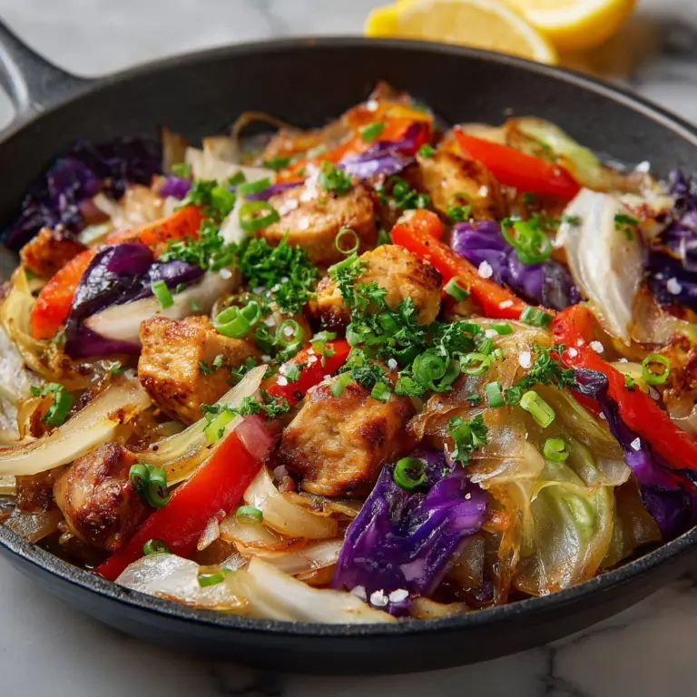 Easy Chicken and Cabbage Stir Fry Recipe