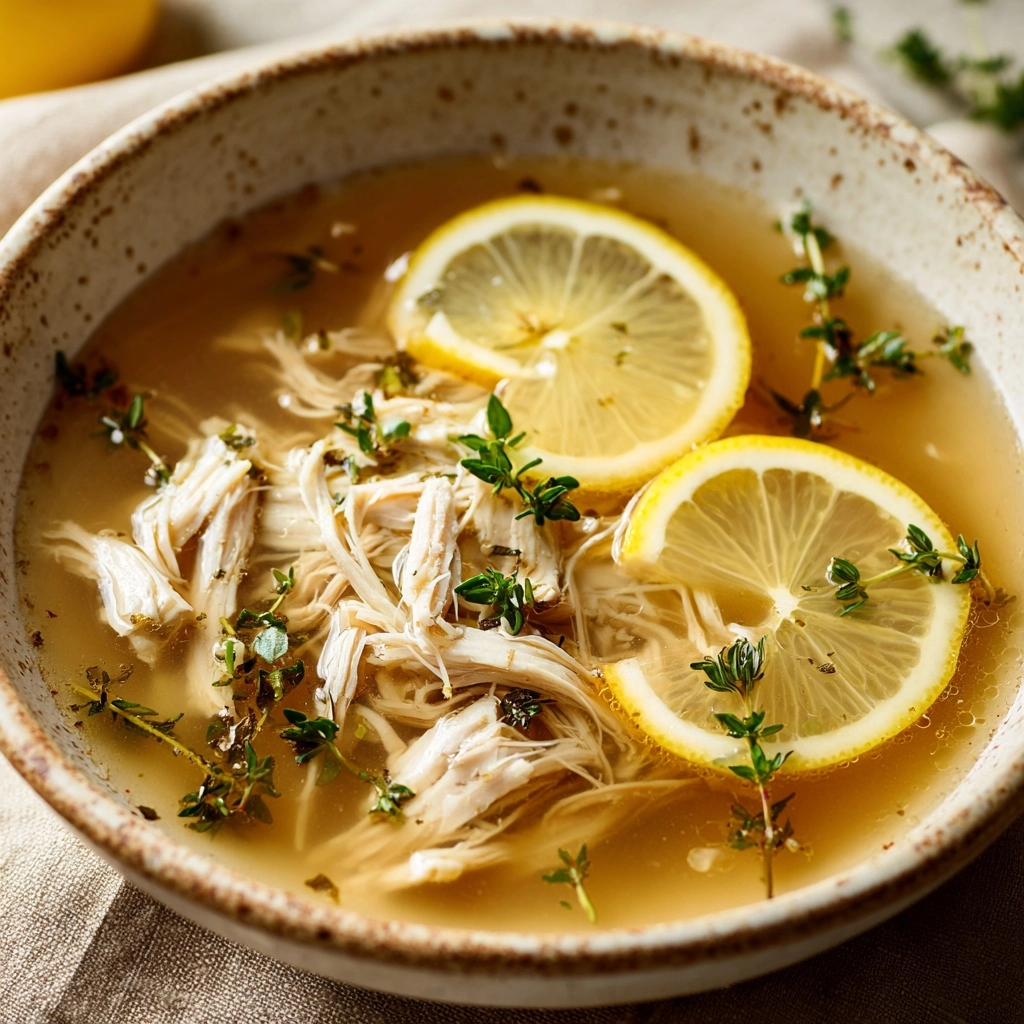 Mediterranean Lemon Chicken Soup Recipe - Recipe Image