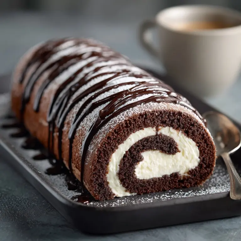 Choco Swiss Roll Delight Recipe