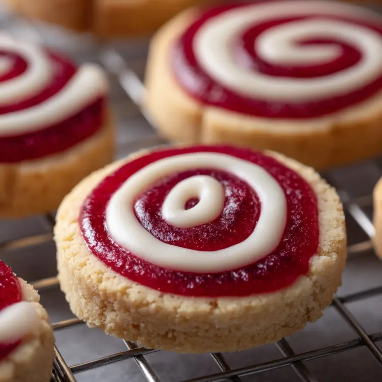 Raspberry Swirl Shortbread Cookies Recipe