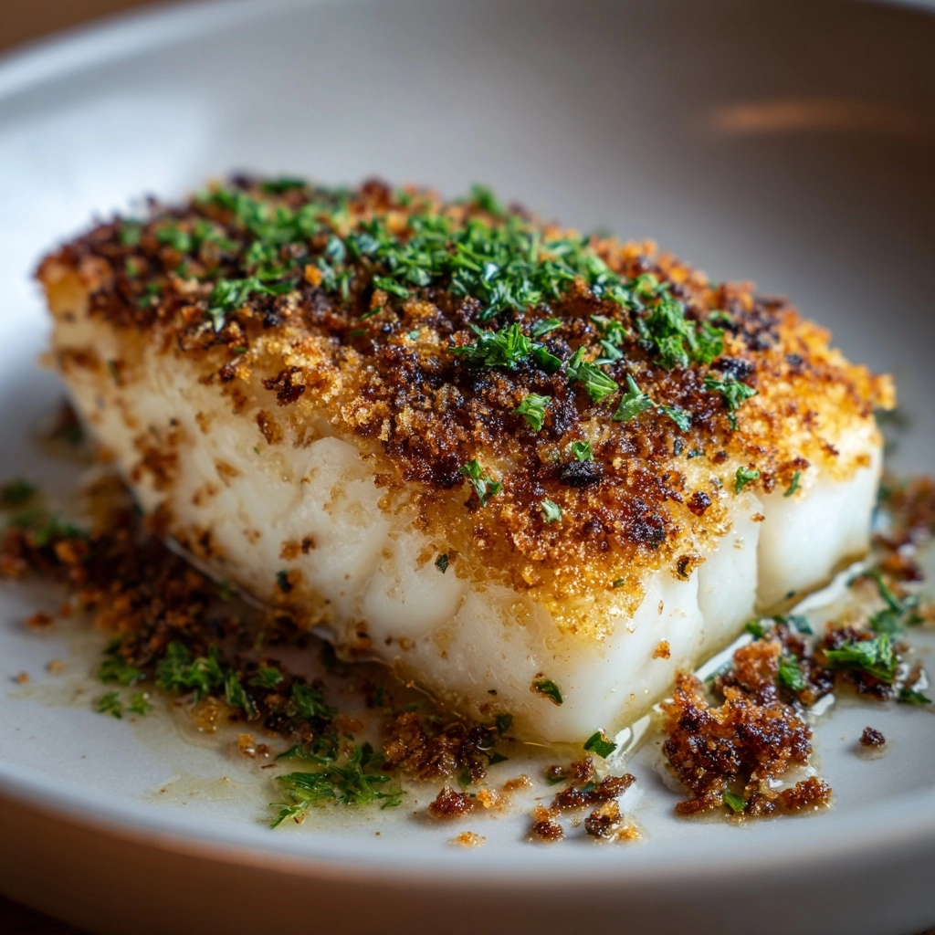 Parmesan Crusted Cod Recipe - Recipe Image