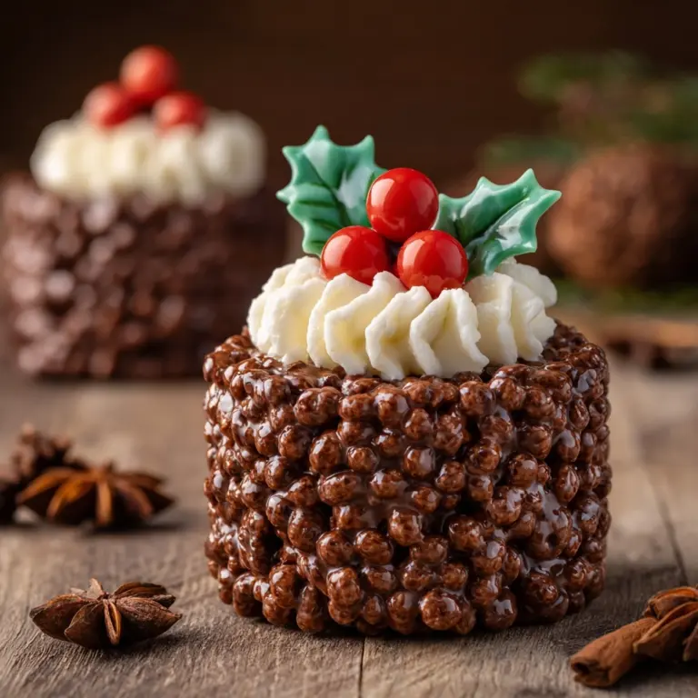 Rice Krispie Christmas Puddings Recipe