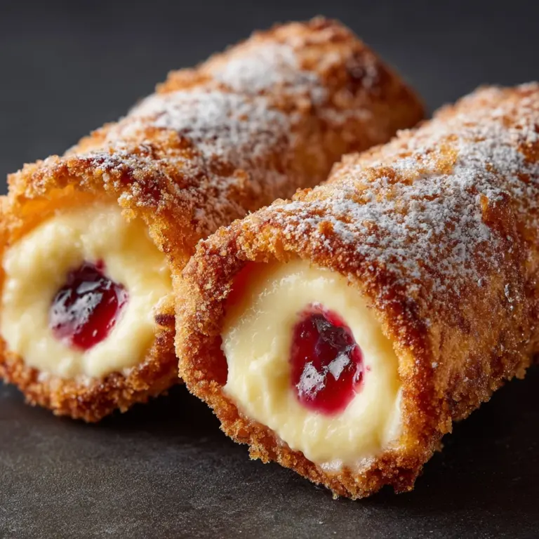 Fried Cheesecake Roll-Ups Recipe
