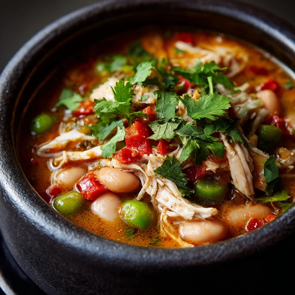 Cajun White Chicken Chili Recipe - Recipe Image