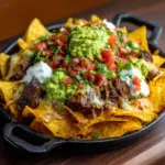 Skillet Steak Fajita Nachos Recipe