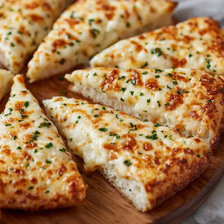 Air Fryer Cheesy Tortilla Garlic Bread Recipe