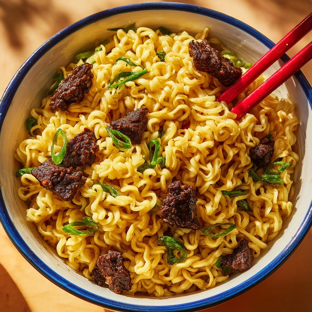 Slow Cooker Beef Ramen Recipe