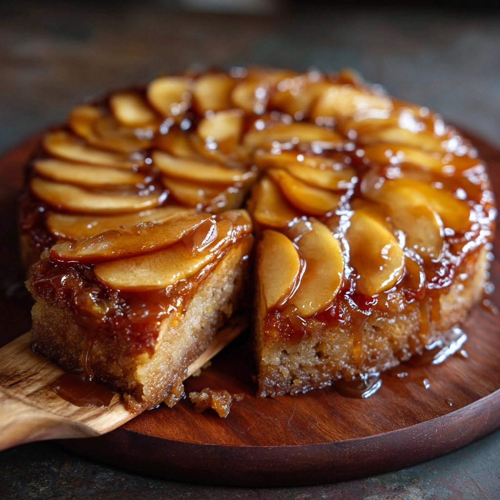 Brown Butter Apple Upside Down Cake Recipe - Recipe Image