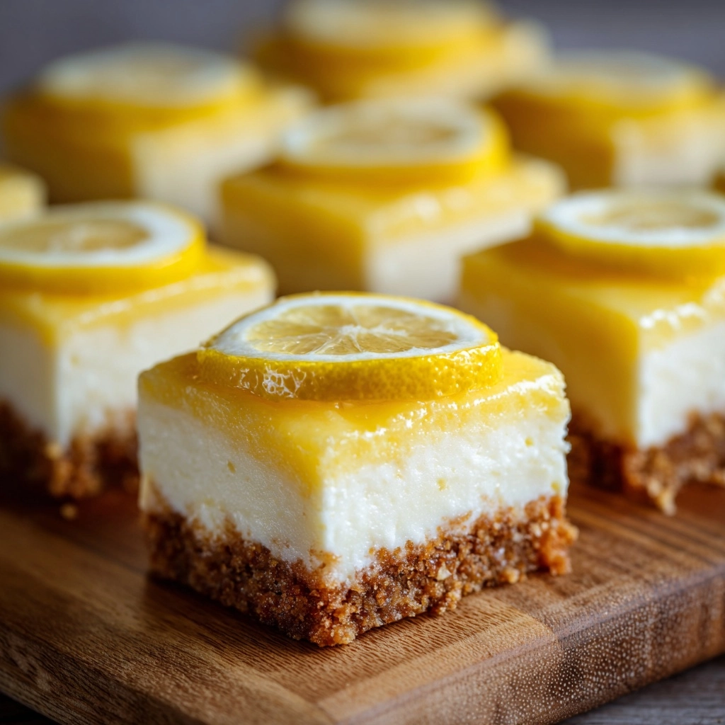Lemon Cheesecake Bars Recipe - Recipe Image