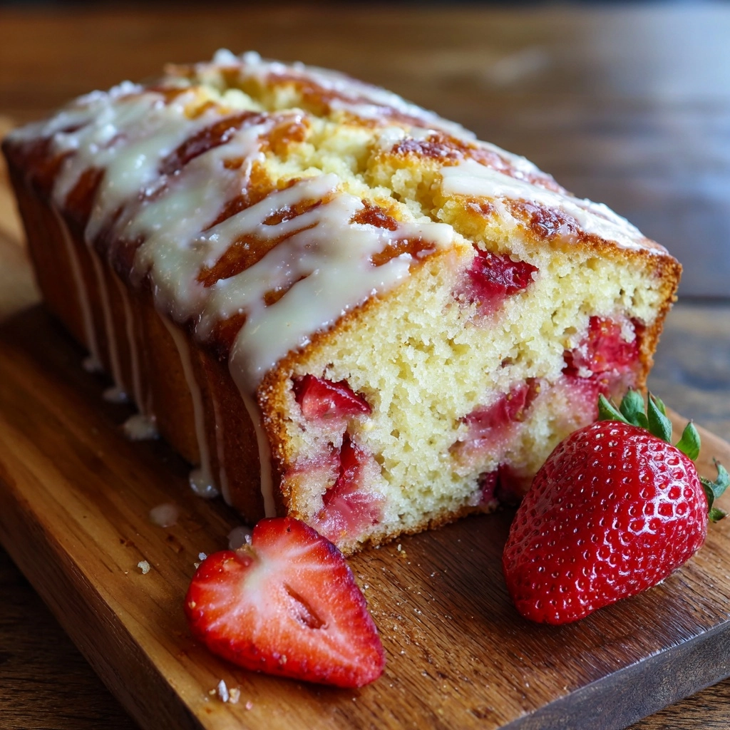 Sourdough White Chocolate Chip Strawberry Bread Recipe - Recipe Image