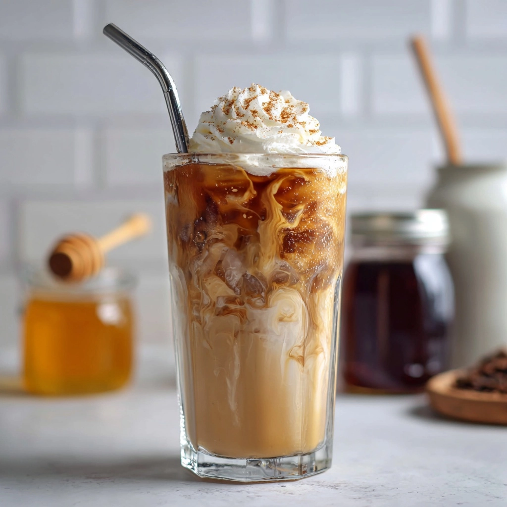 Iced Honey Cinnamon Latte Recipe - Recipe Image