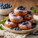 Blueberry Cake Donuts Recipe