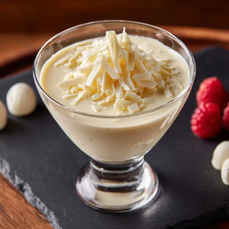 White Chocolate Mousse Recipe