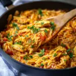 Creamy Tomato Orzo with Chicken Recipe