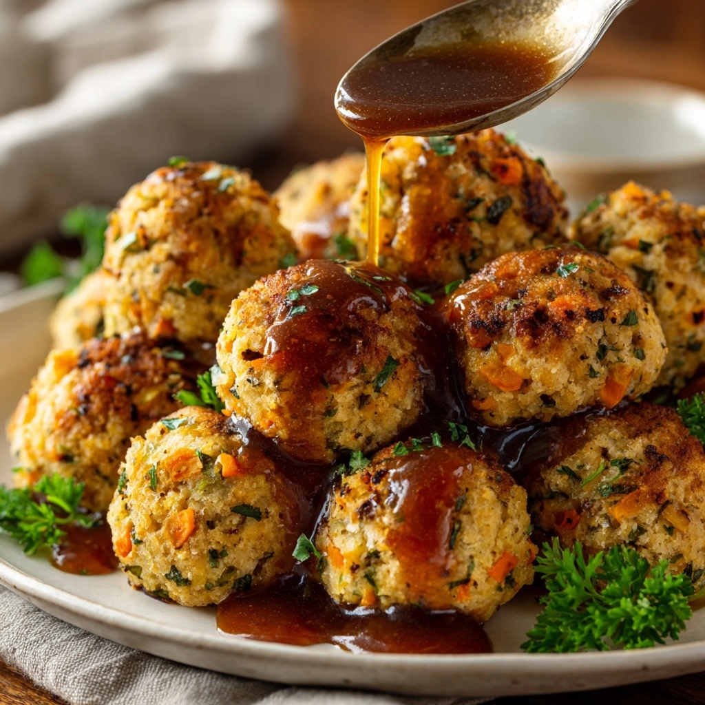Turkey Stuffing Balls Recipe
