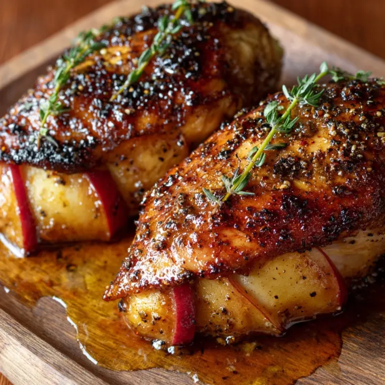 Chicken Breast Stuffed with Brie & Apple Recipe