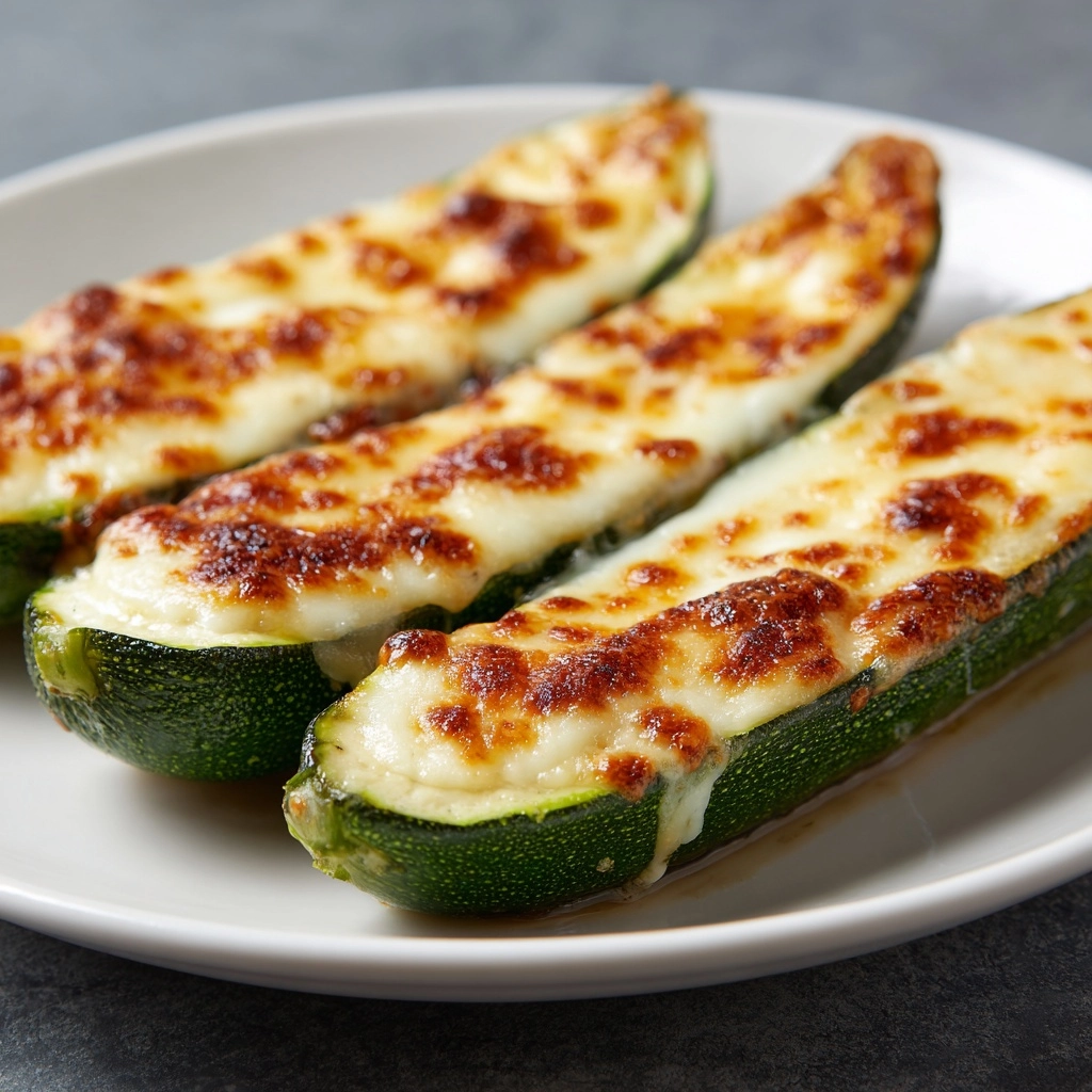 Garlic Lemon and Parmesan Oven Roasted Zucchini Recipe - Recipe Image