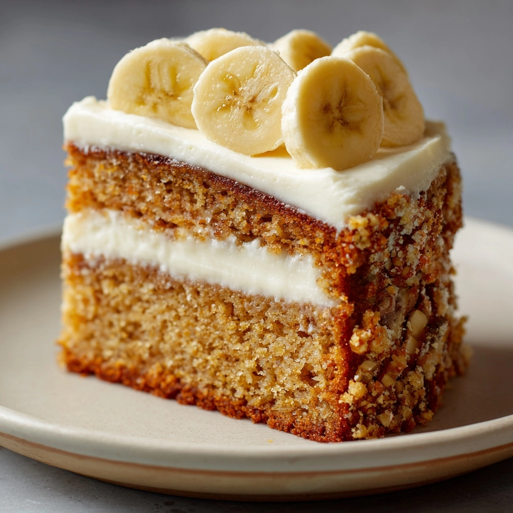 Banana Bread Cake with Cream Cheese Frosting Recipe