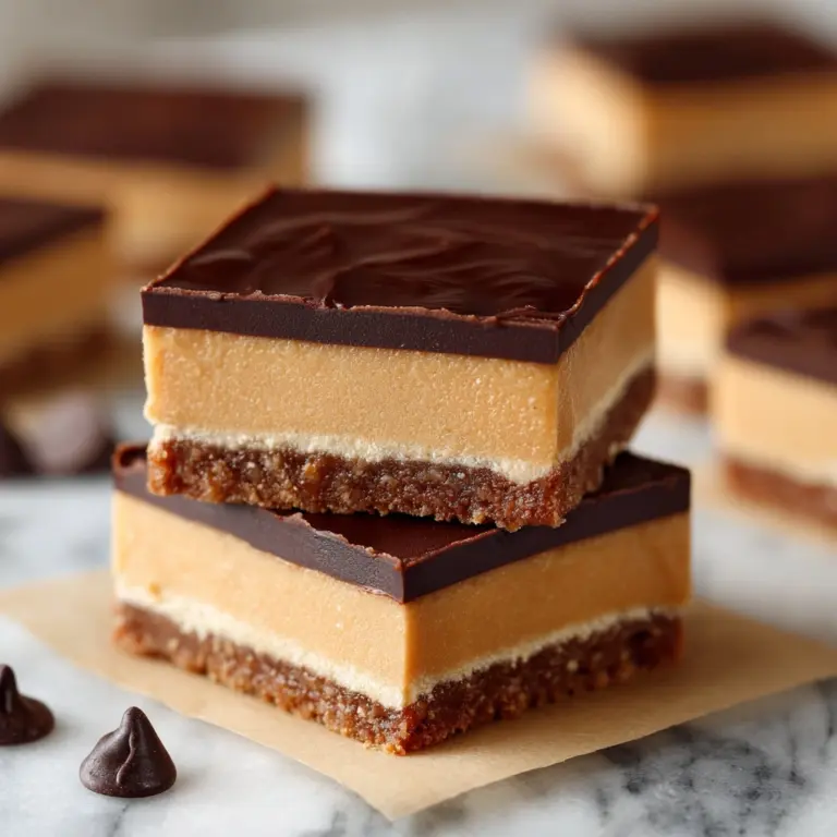 No-Bake Peanut Butter Buckeye Bars Recipe