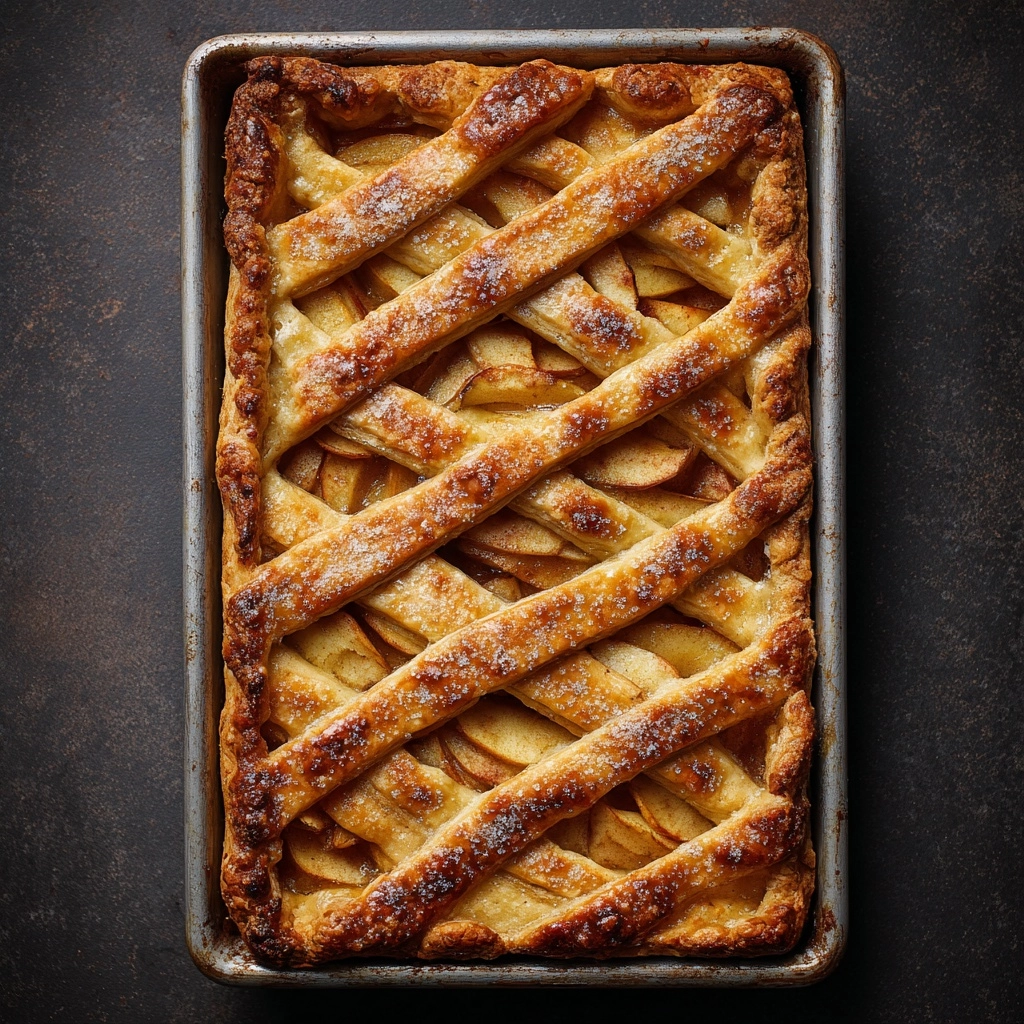 Apple Slab Pie Recipe - Recipe Image