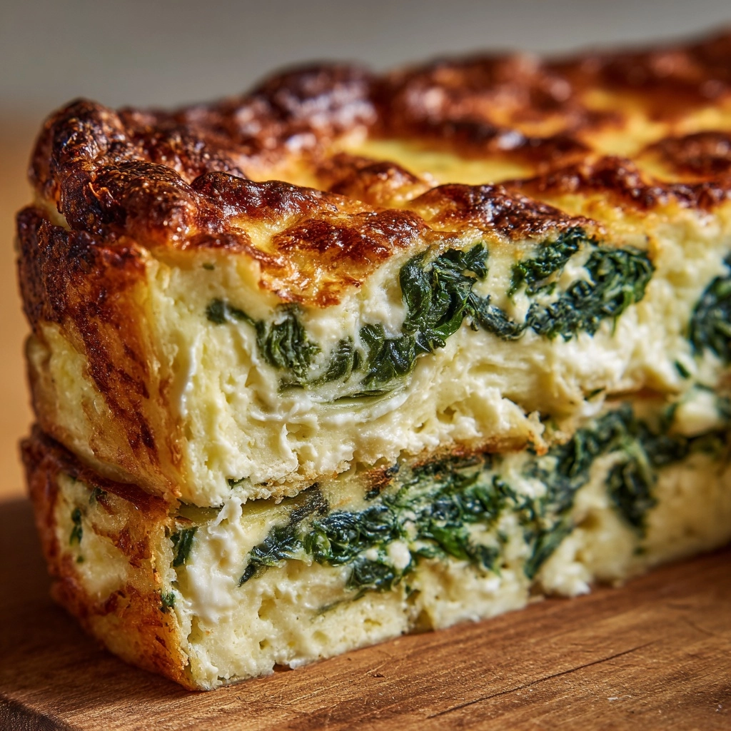 Easy Spinach Feta Baked Omelets Recipe - Recipe Image