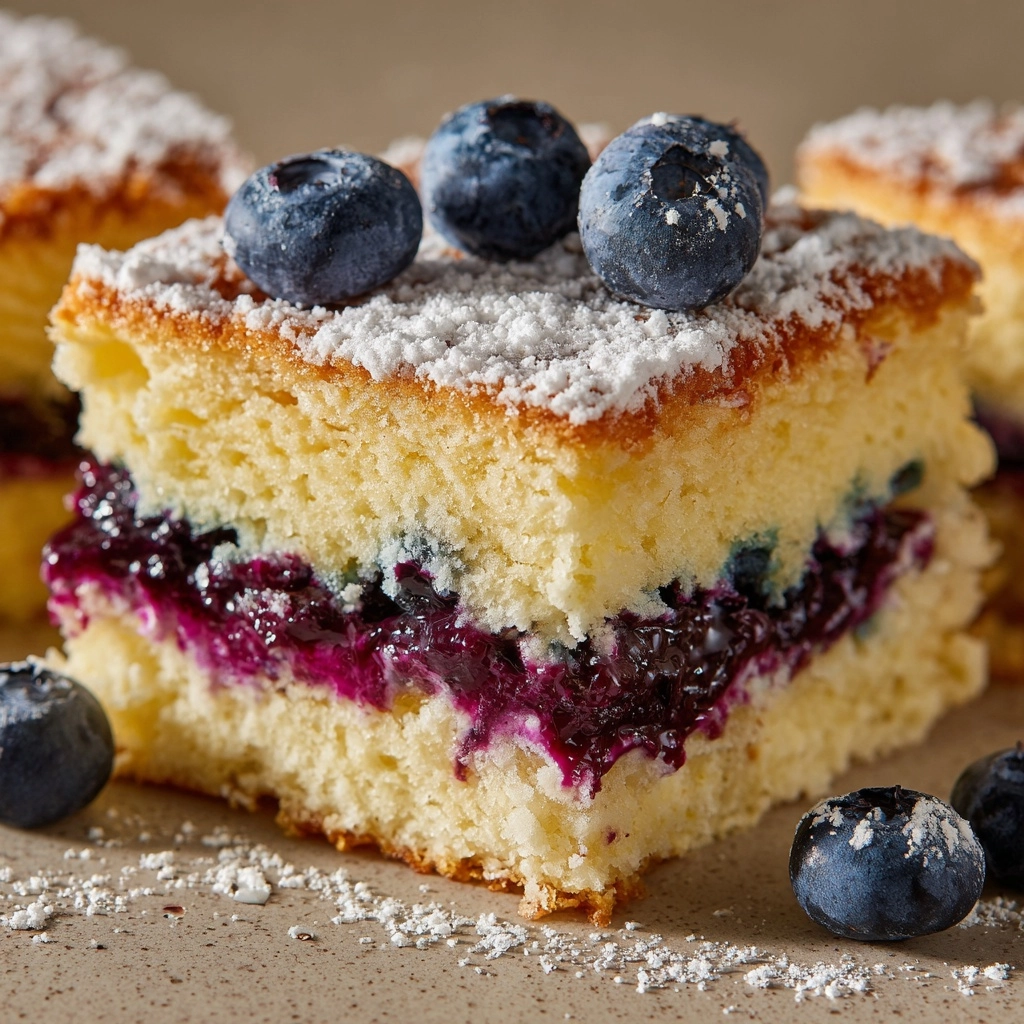 Blueberry Shortcake Cake Recipe - Recipe Image