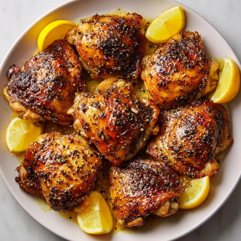 Juicy Baked Chicken Thighs Recipe