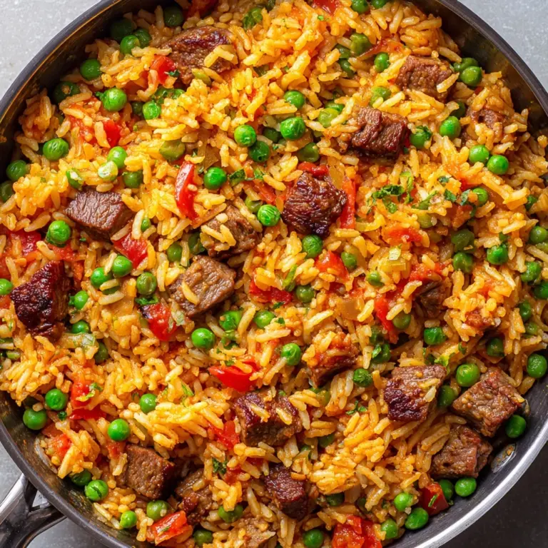 Serbian Rice with Meat (Djuvec Rice) Recipe