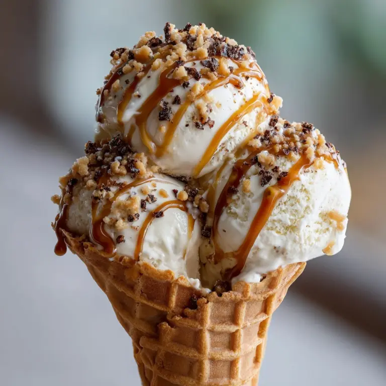 Homemade Salted Caramel Ice Cream Recipe