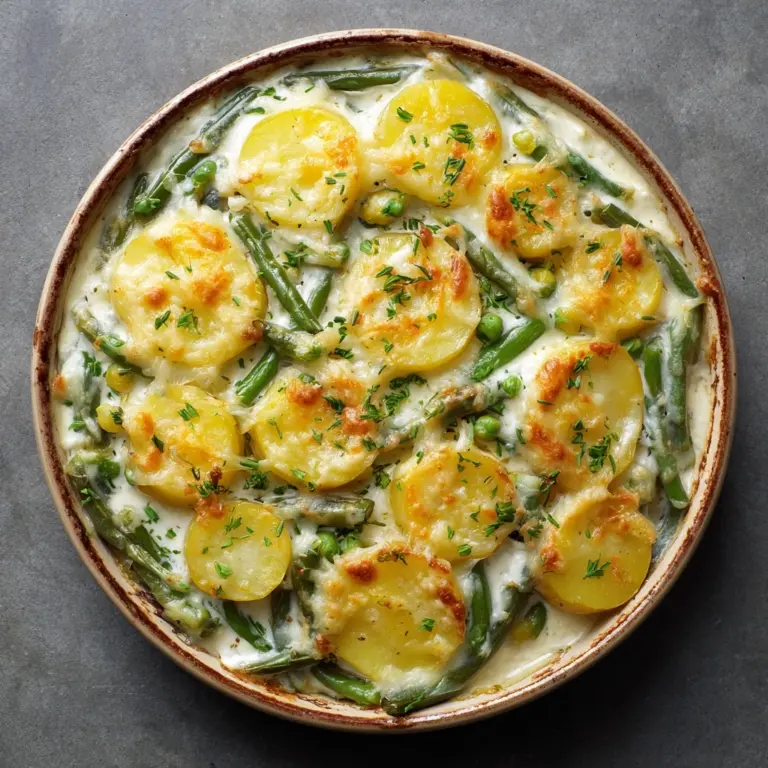 Green Bean and Potato Casserole Recipe