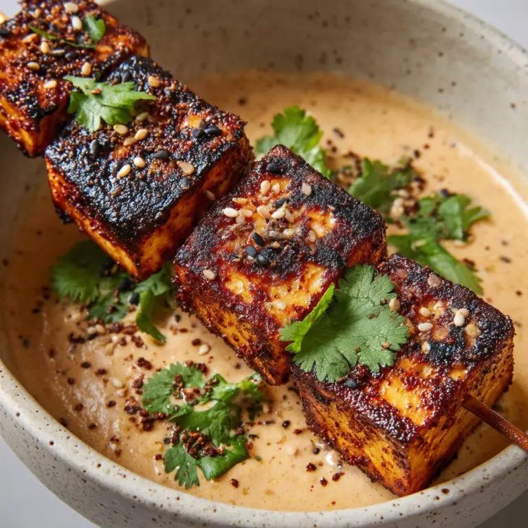 Thai Chicken Satay with Peanut Sauce Recipe