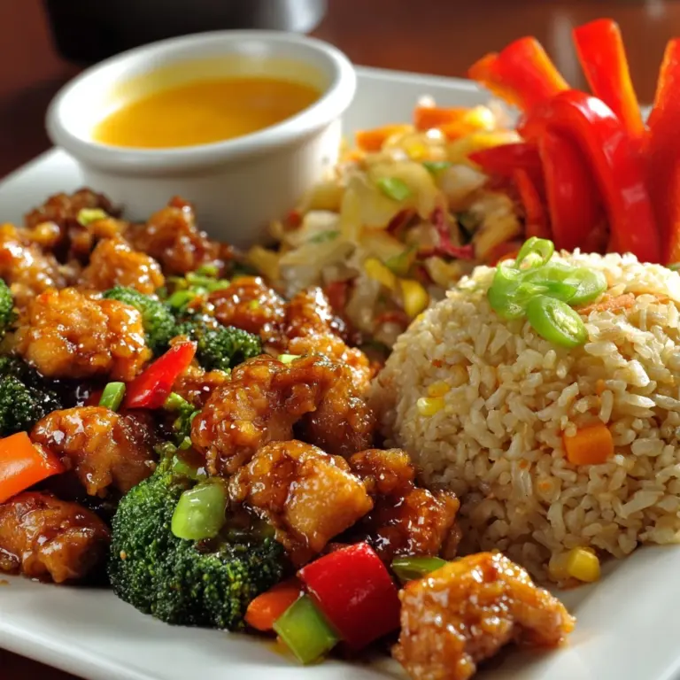 Hibachi Chicken & Veggies with Fried Rice Recipe