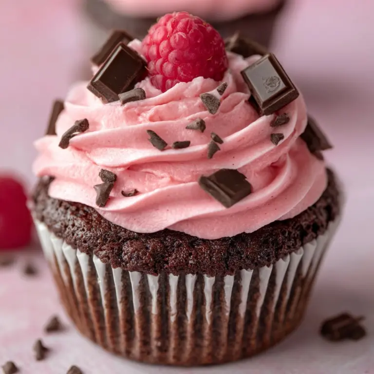 Chocolate Raspberry Cupcakes Recipe