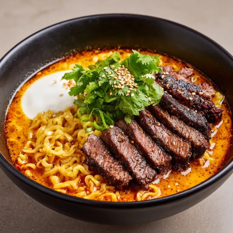 Spicy Korean Ramen Beef: A Delicious and Easy Recipe