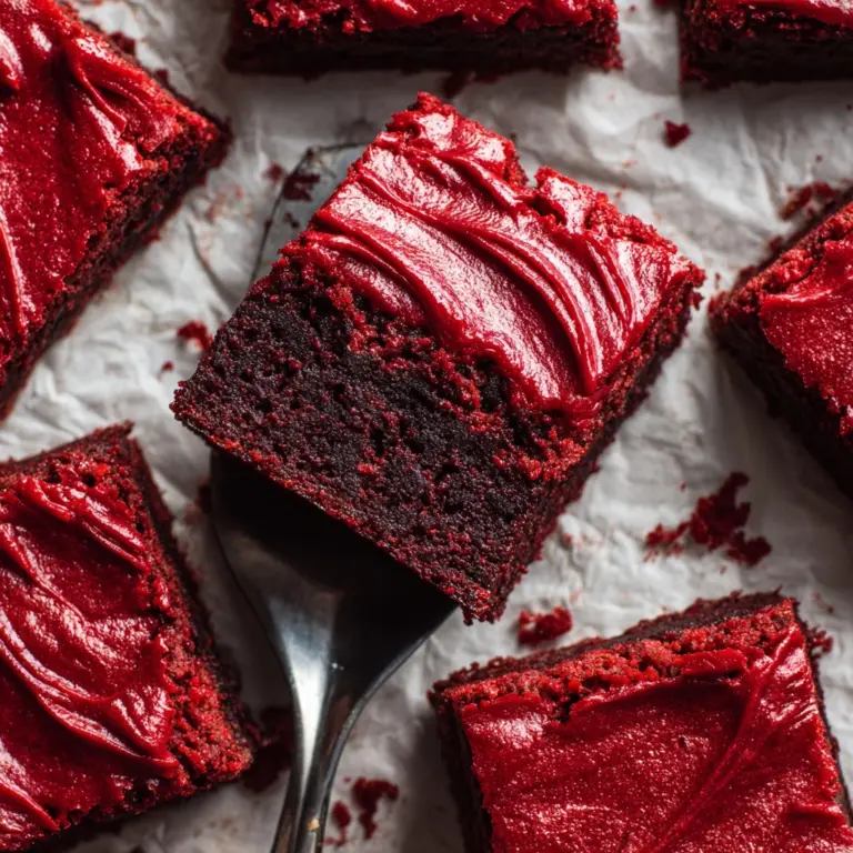 Red Velvet Brownies Recipe