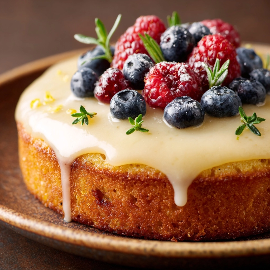 Lemon Olive Oil Cake Recipe - Recipe Image