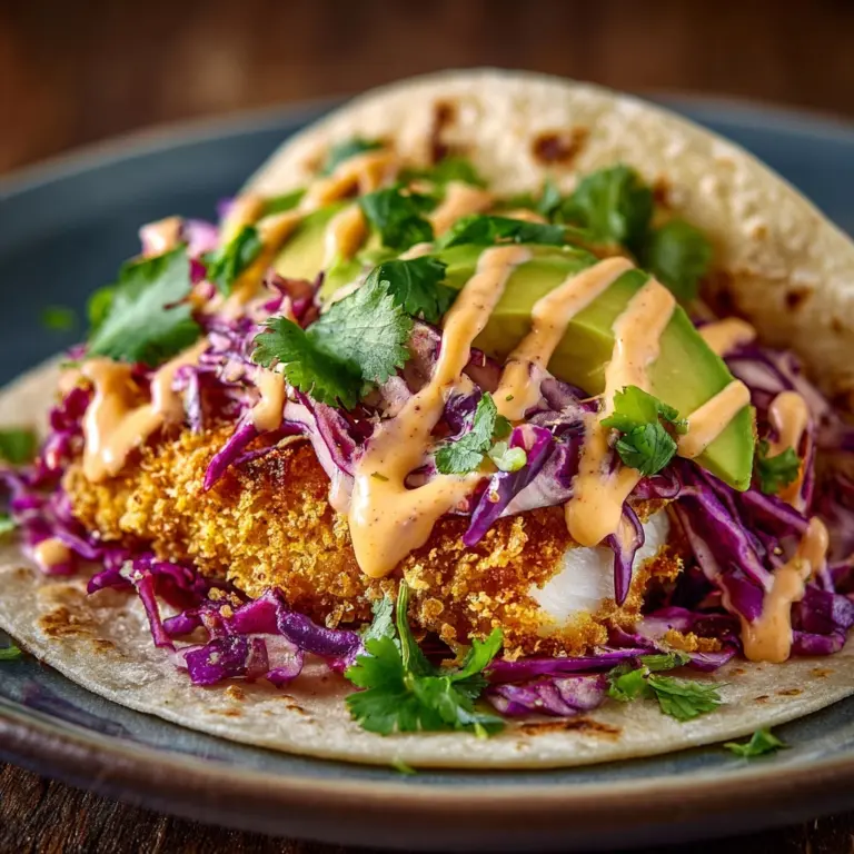 Southern Catfish Tacos with Crunchy Slaw Recipe
