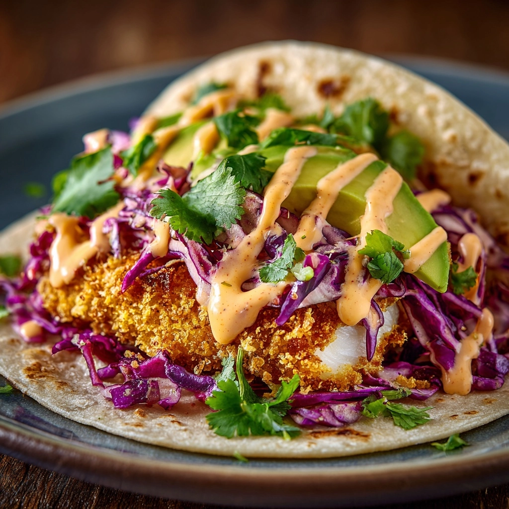 Southern Catfish Tacos with Crunchy Slaw Recipe