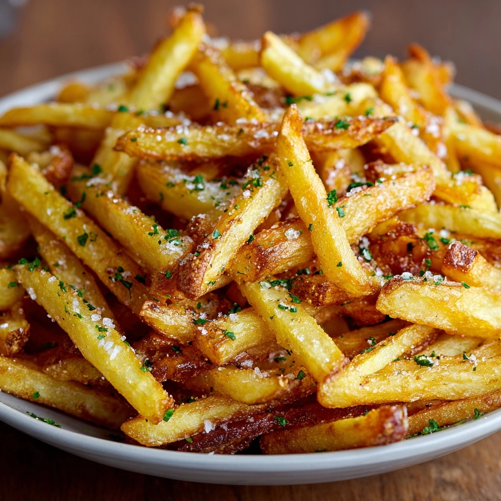 Air Fryer Garlic Parmesan Fries Recipe