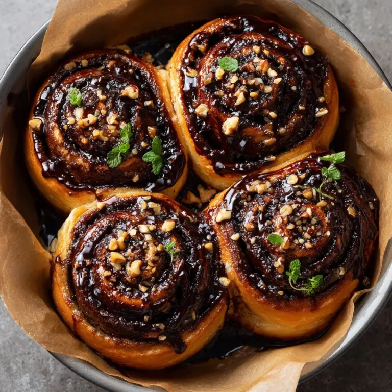 Chocolate Cinnamon Rolls Recipe